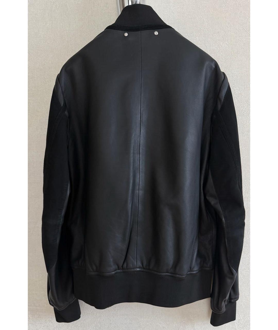 PAUL SMITH Черная кожаная куртка, фото 2