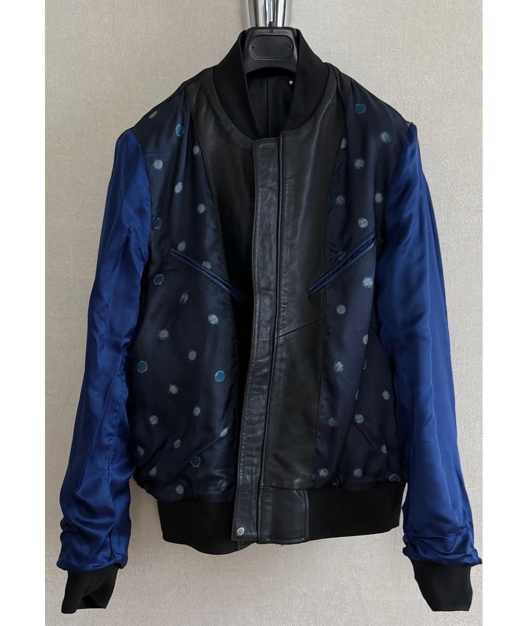 PAUL SMITH Черная кожаная куртка, фото 3