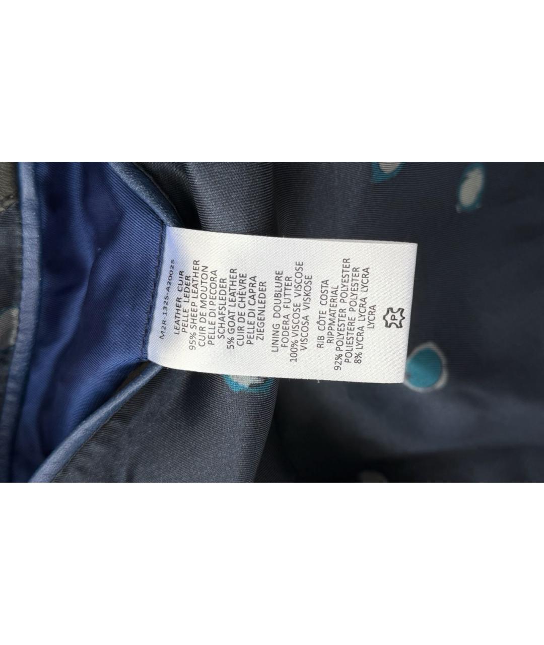 PAUL SMITH Черная кожаная куртка, фото 6