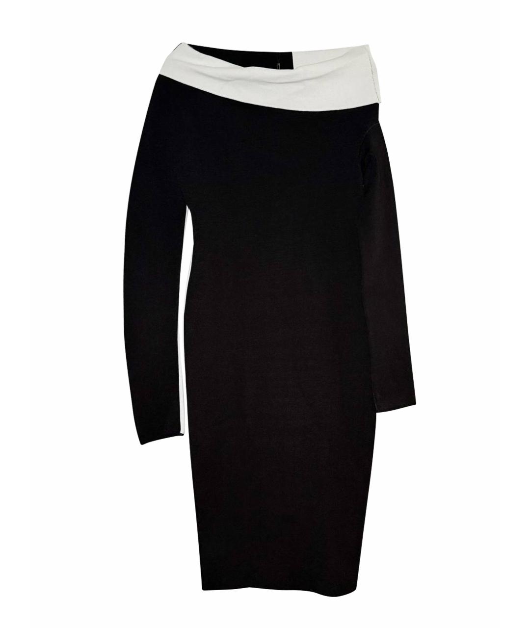 HAIDER ACKERMANN Черное повседневное платье, фото 1