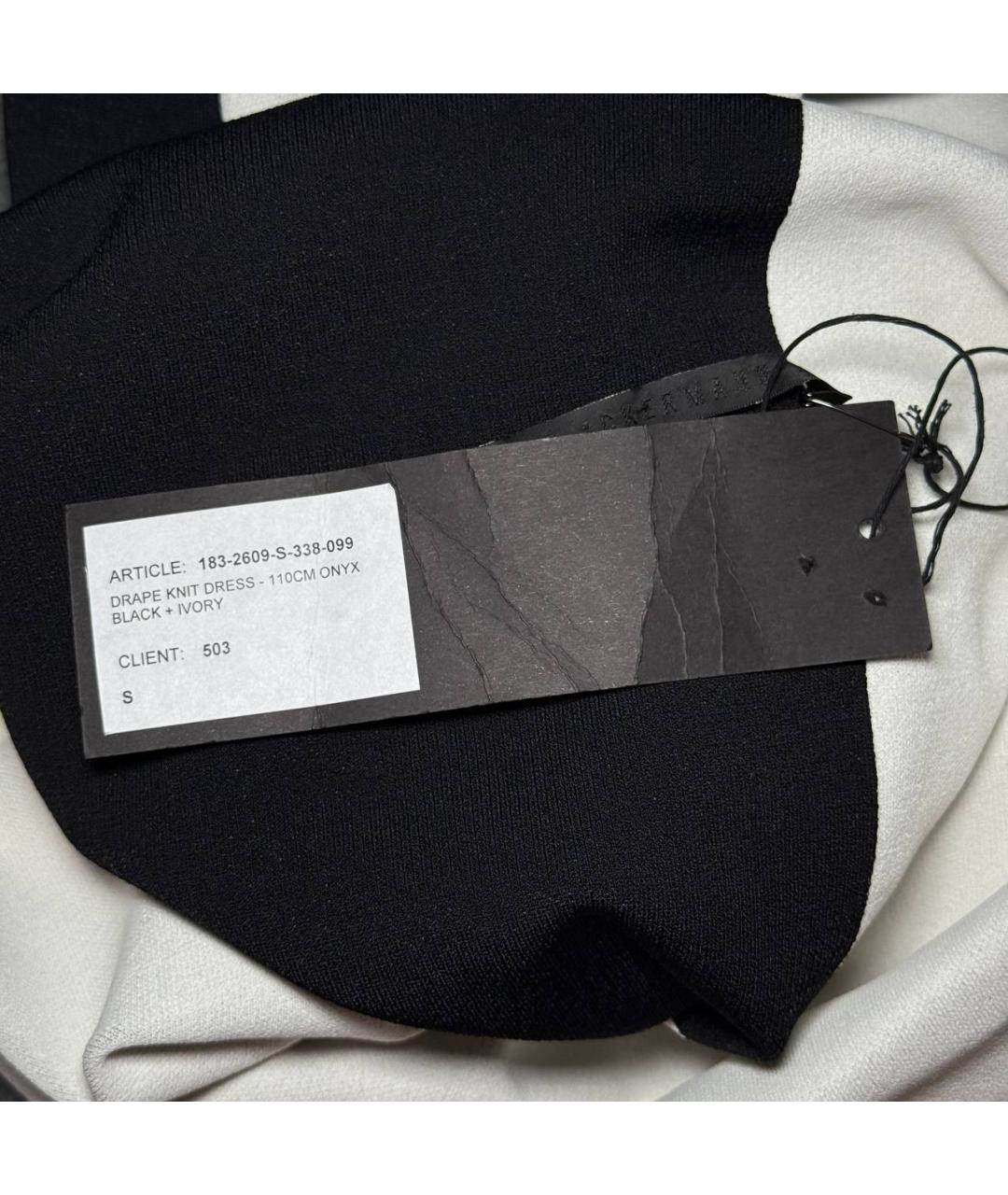 HAIDER ACKERMANN Черное повседневное платье, фото 5