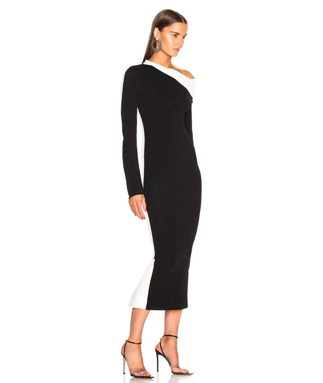 HAIDER ACKERMANN Черное повседневное платье, фото 4