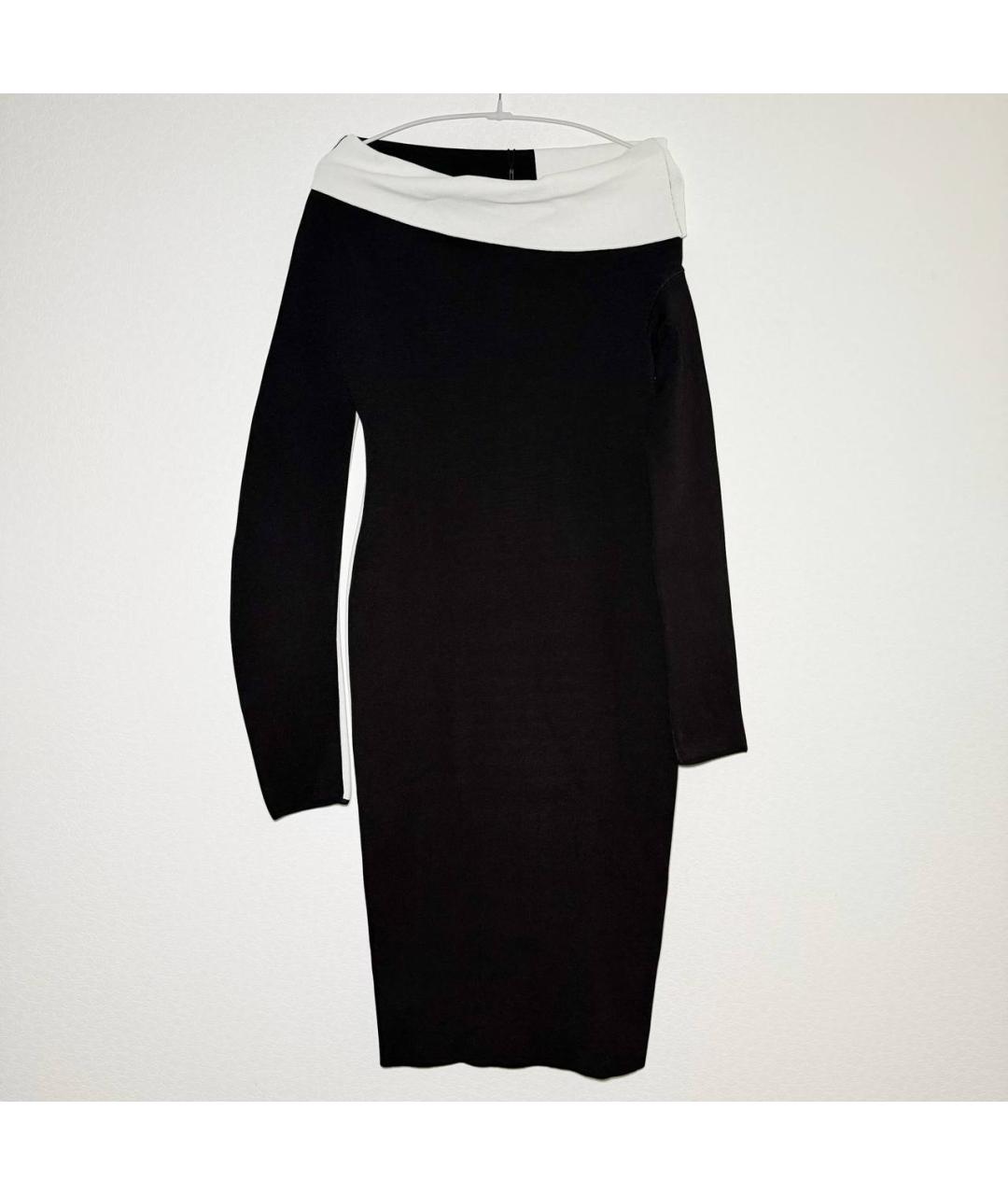 HAIDER ACKERMANN Черное повседневное платье, фото 8