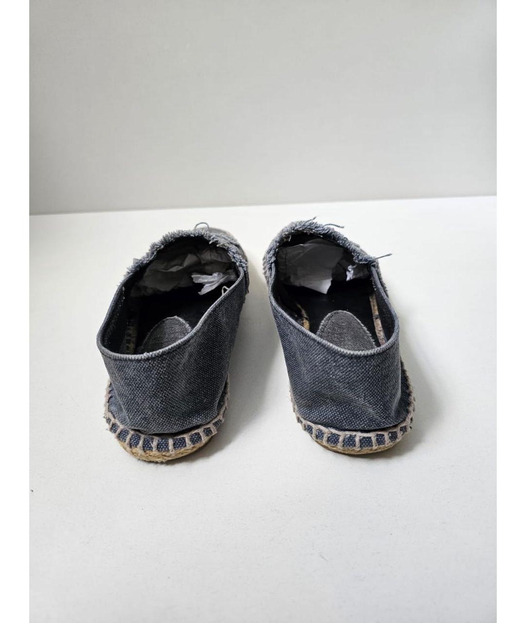 CHANEL Синие мокасины, фото 4