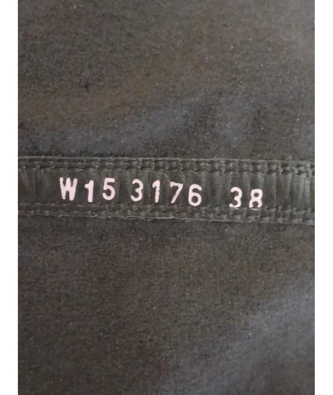 RICK OWENS Черные замшевые ботфорты, фото 8