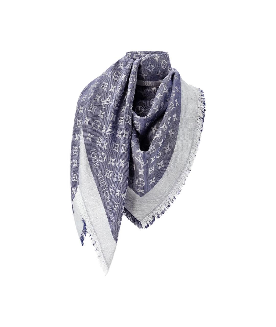 LOUIS VUITTON Мульти шерстяной платок, фото 7
