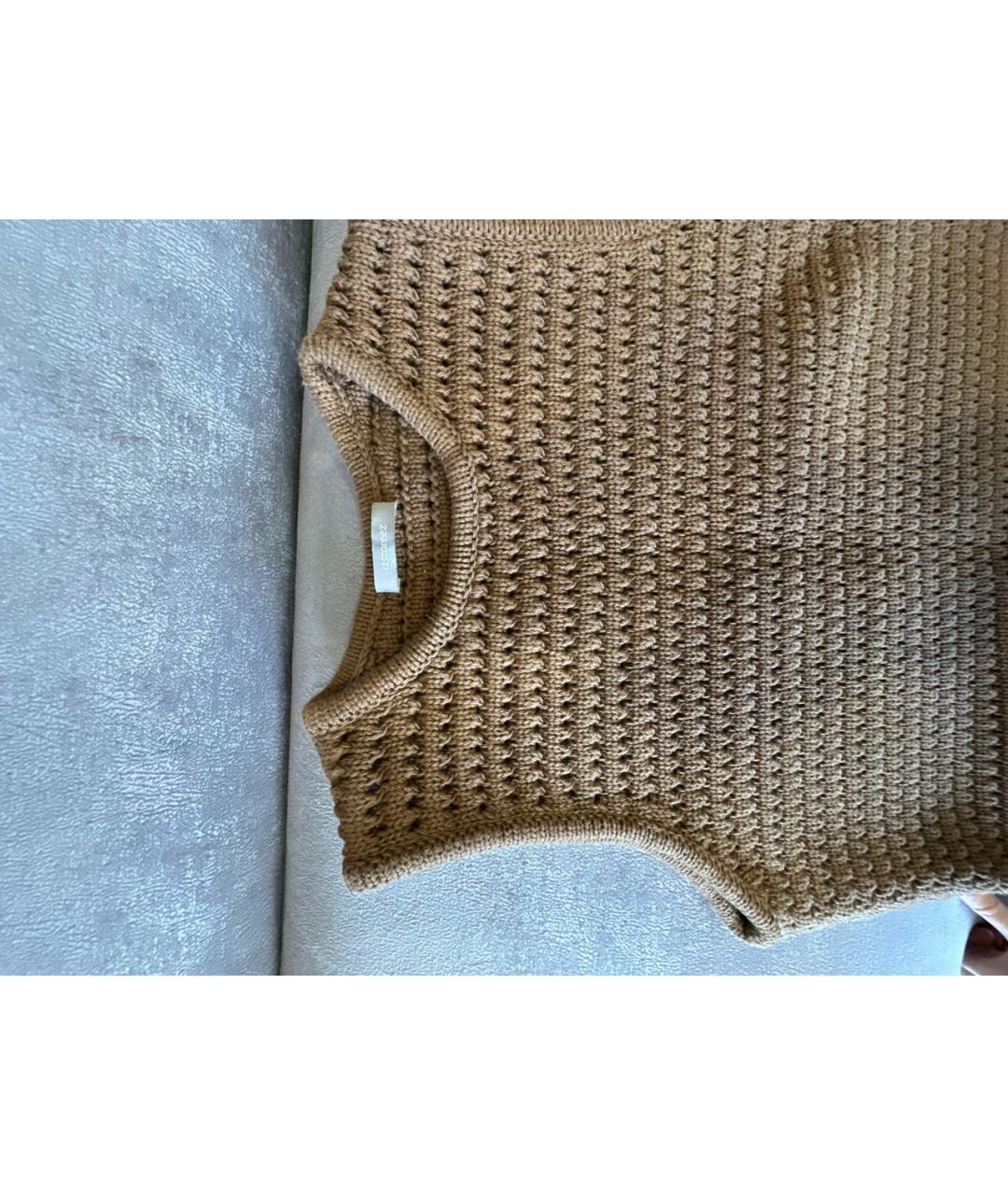 12 STOREEZ Коричневое хлопковое повседневное платье, фото 3