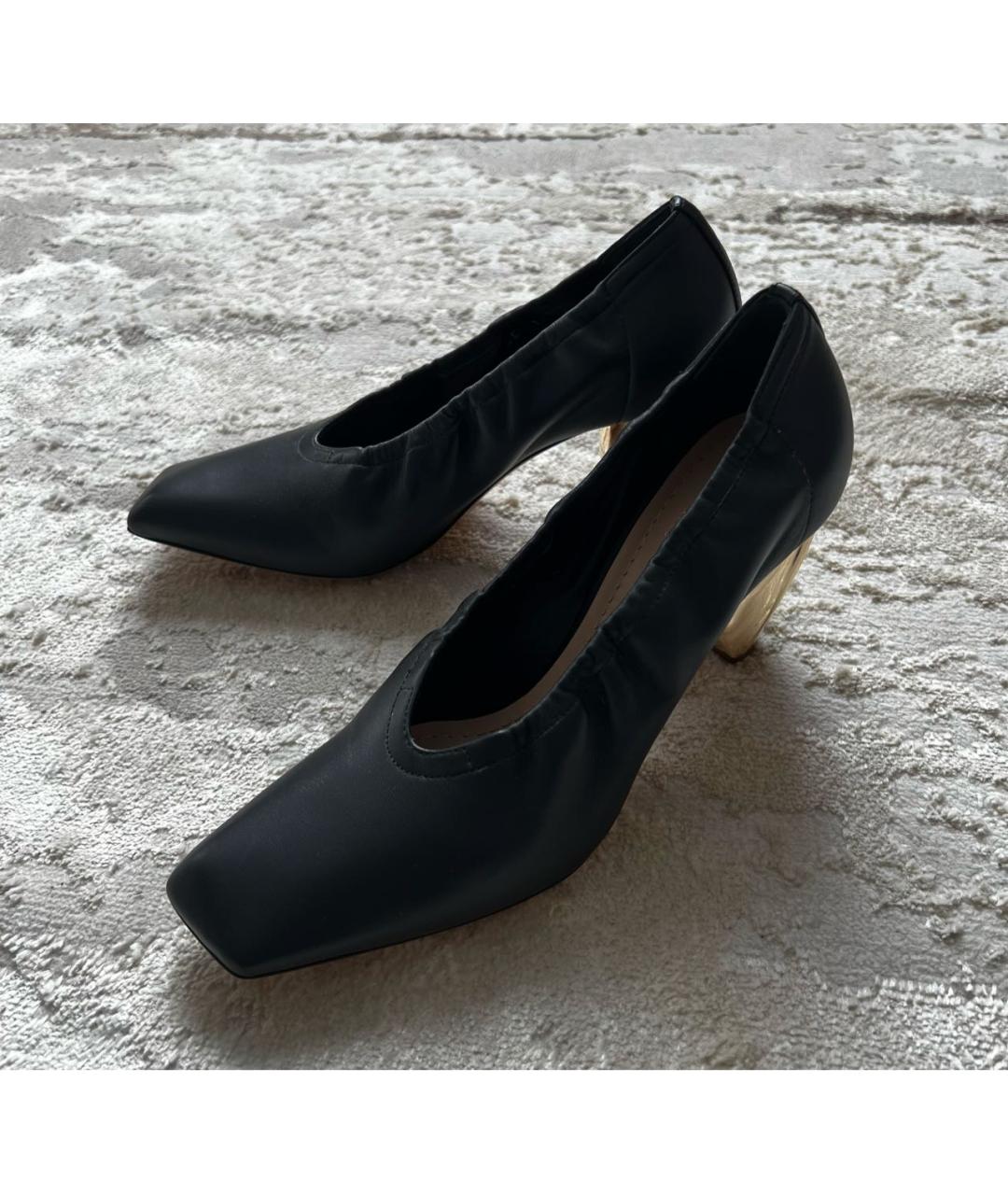 CHRISTIAN DIOR Черные кожаные туфли, фото 6