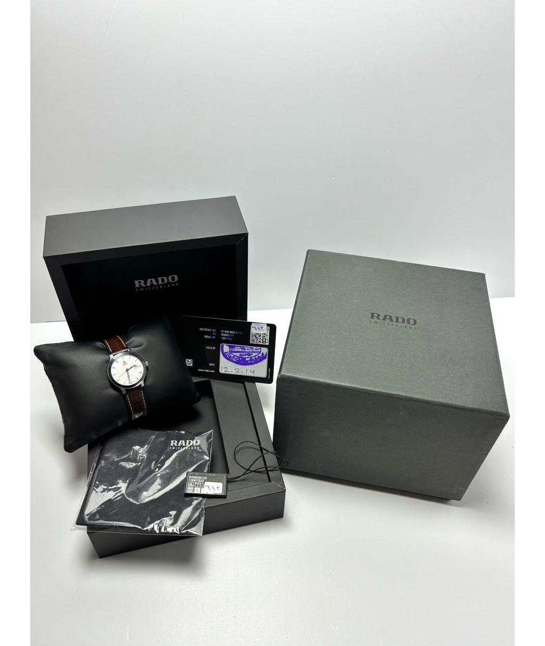 RADO Серые стальные часы, фото 4