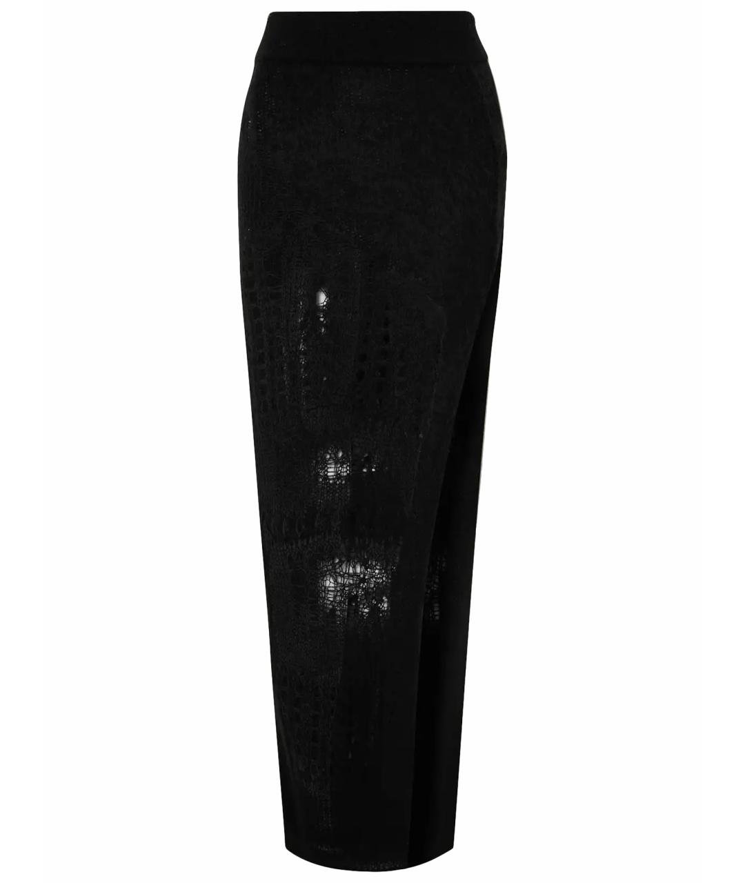 RICK OWENS Черная юбка макси, фото 1