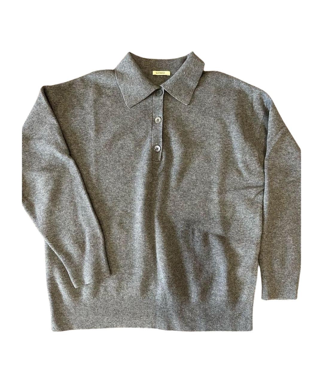 12 STOREEZ Антрацитовый шерстяной джемпер / свитер, фото 1