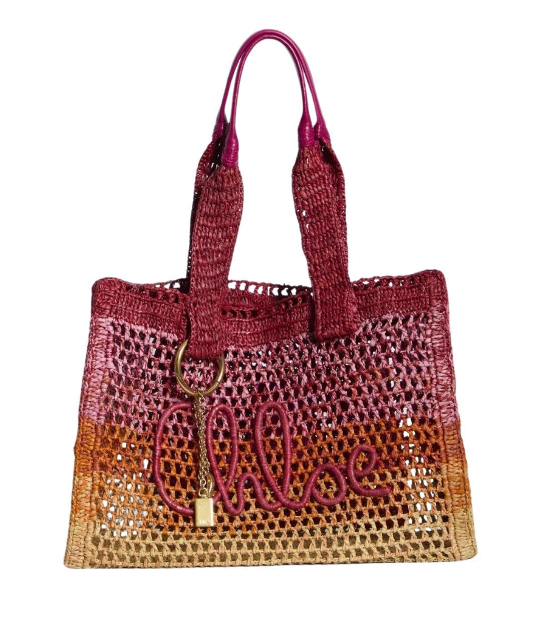 CHLOE Мульти пелетеная сумка тоут, фото 1