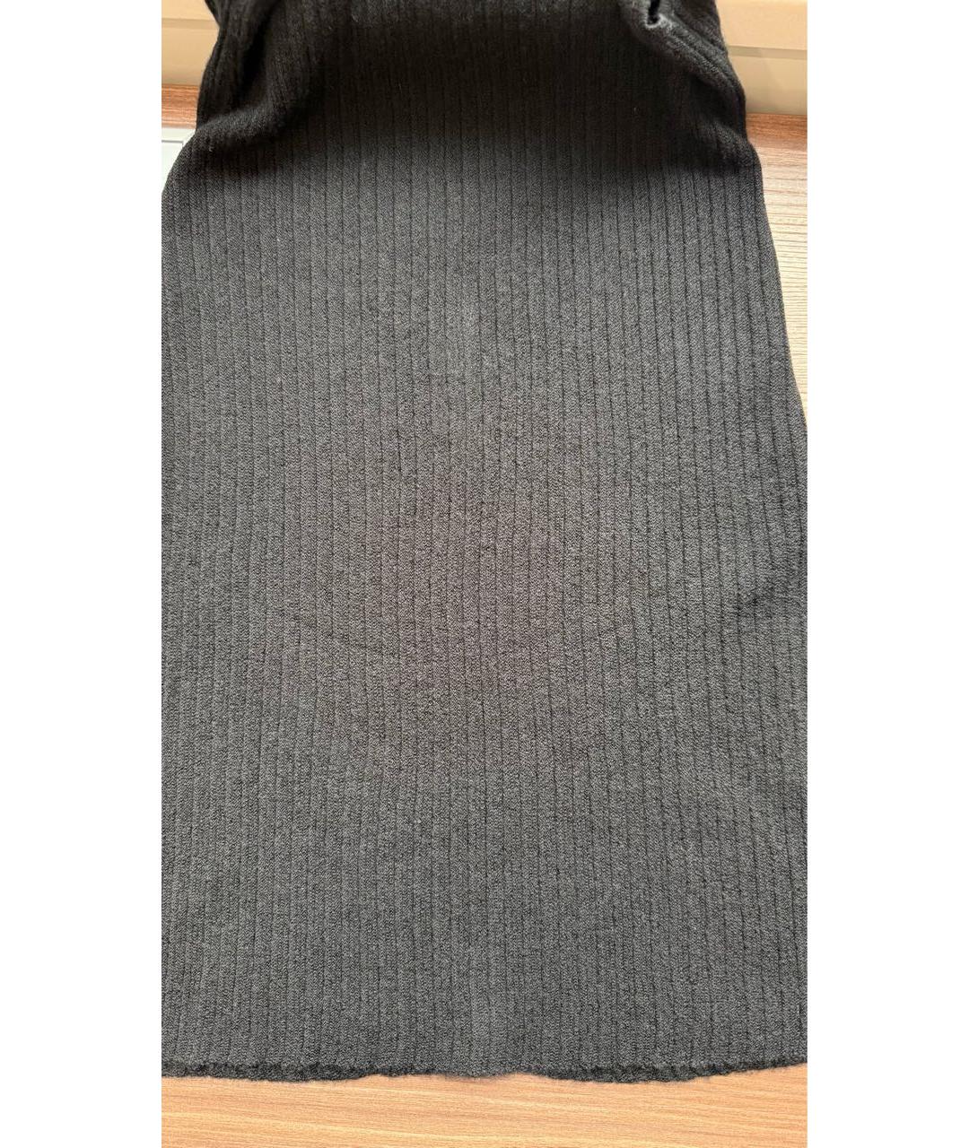 PERVERT Черная кашемировая майка, фото 4