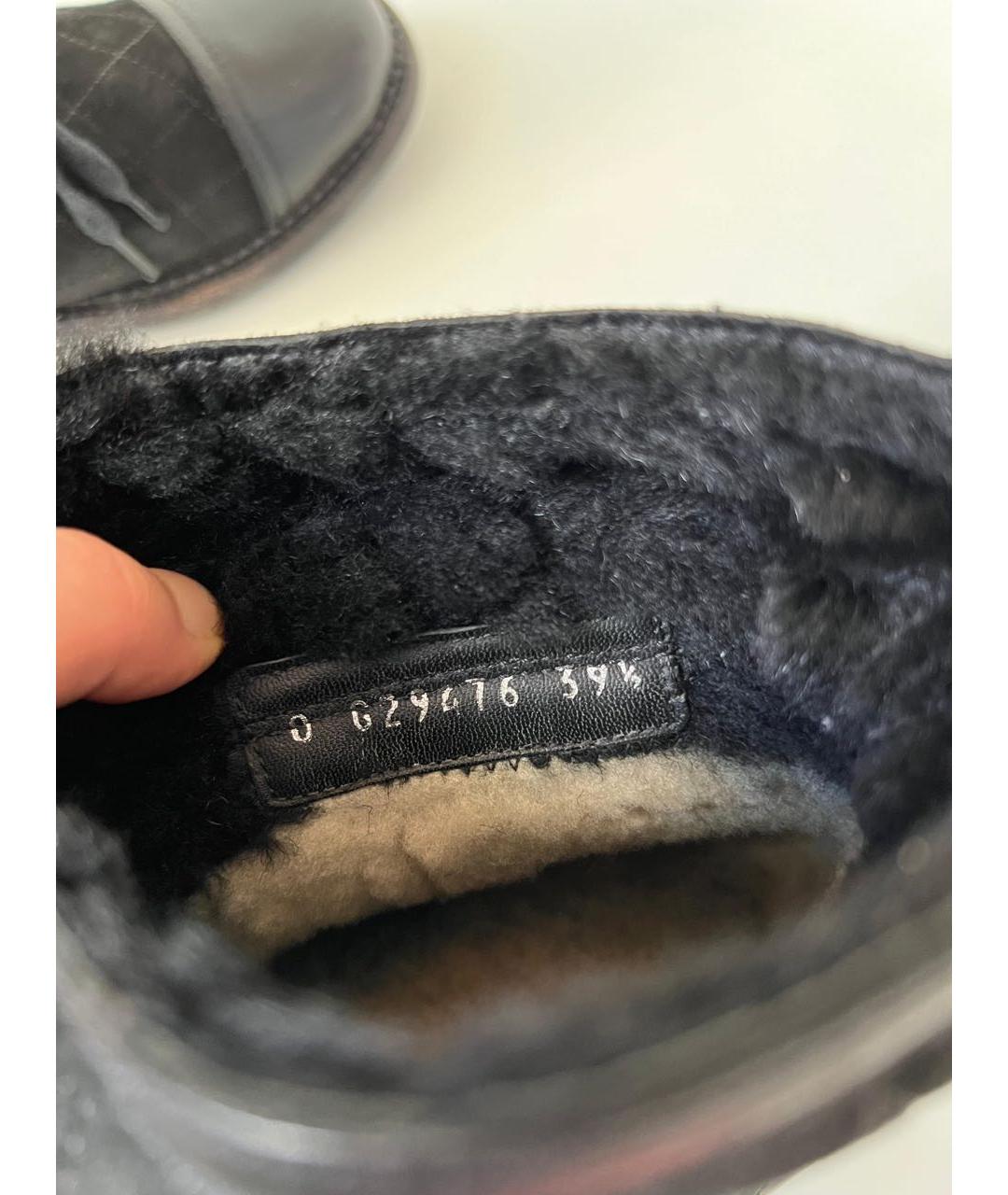 CHANEL Черные ботинки, фото 8