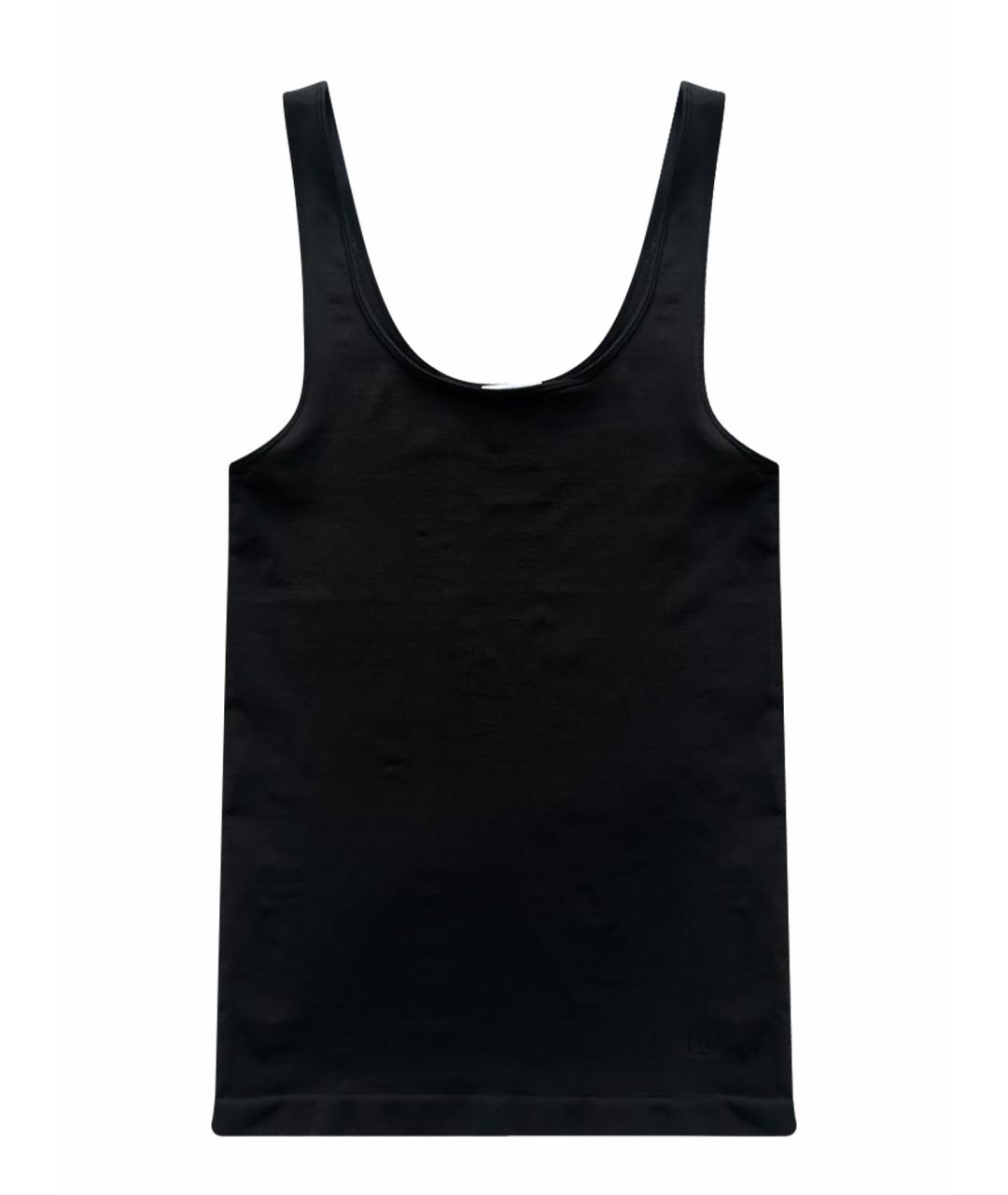 WOLFORD Черная полиамидовая майка, фото 1