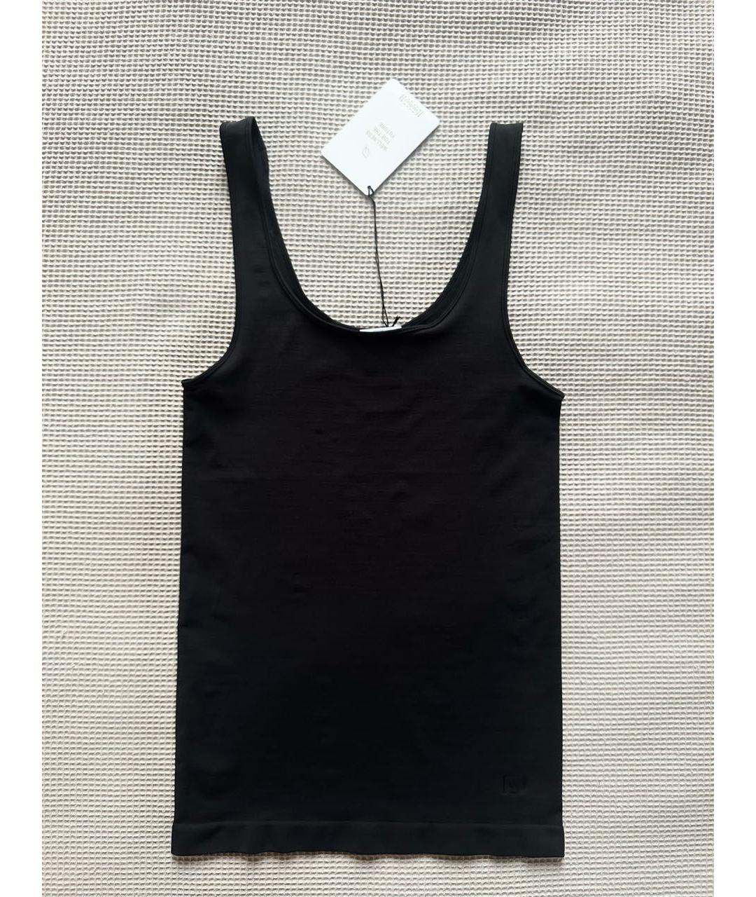 WOLFORD Черная полиамидовая майка, фото 6