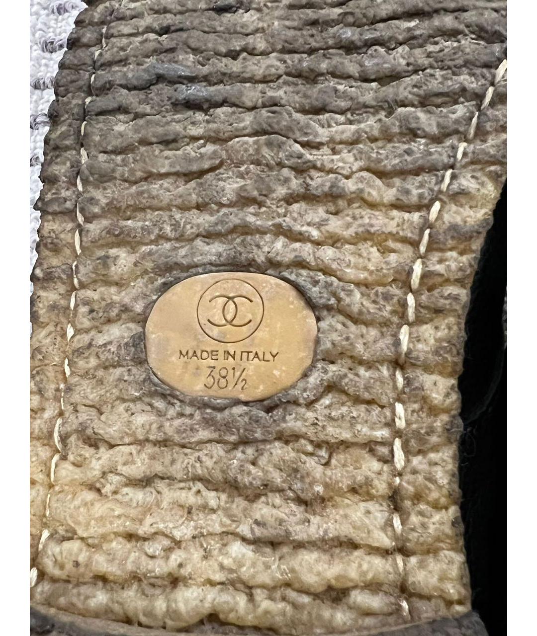 CHANEL Черные кожаные ботинки, фото 6