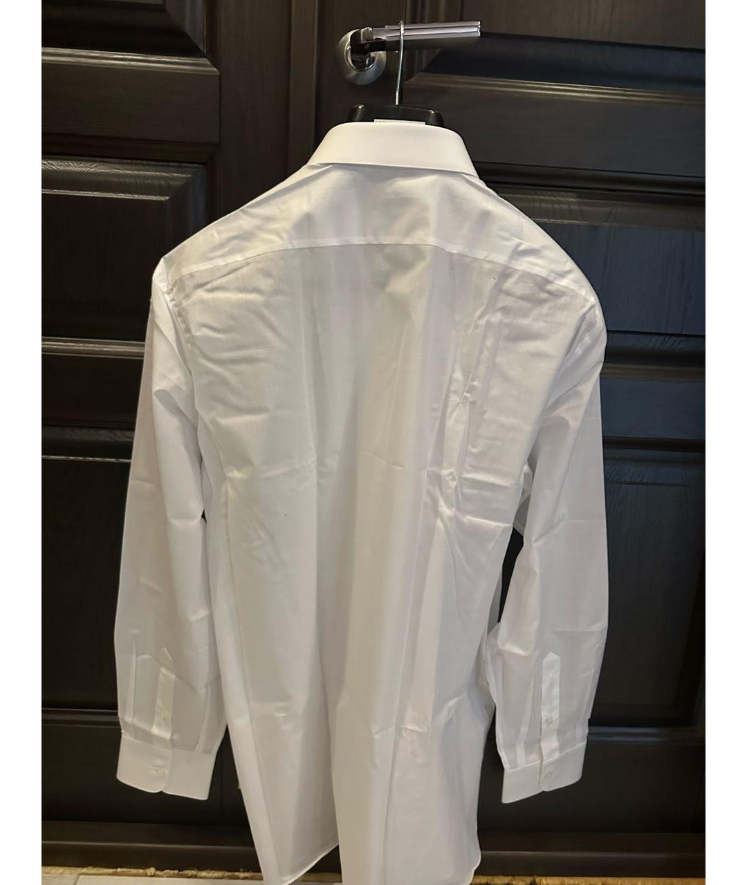 ZILLI Белая хлопковая классическая рубашка, фото 2