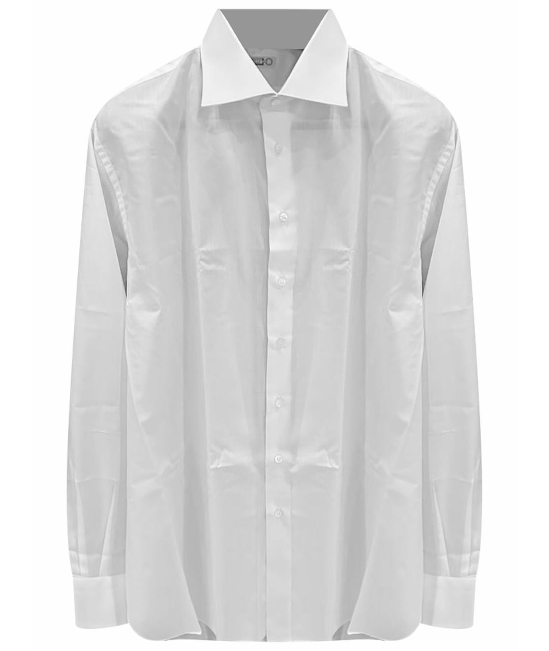ZILLI Белая хлопковая классическая рубашка, фото 1