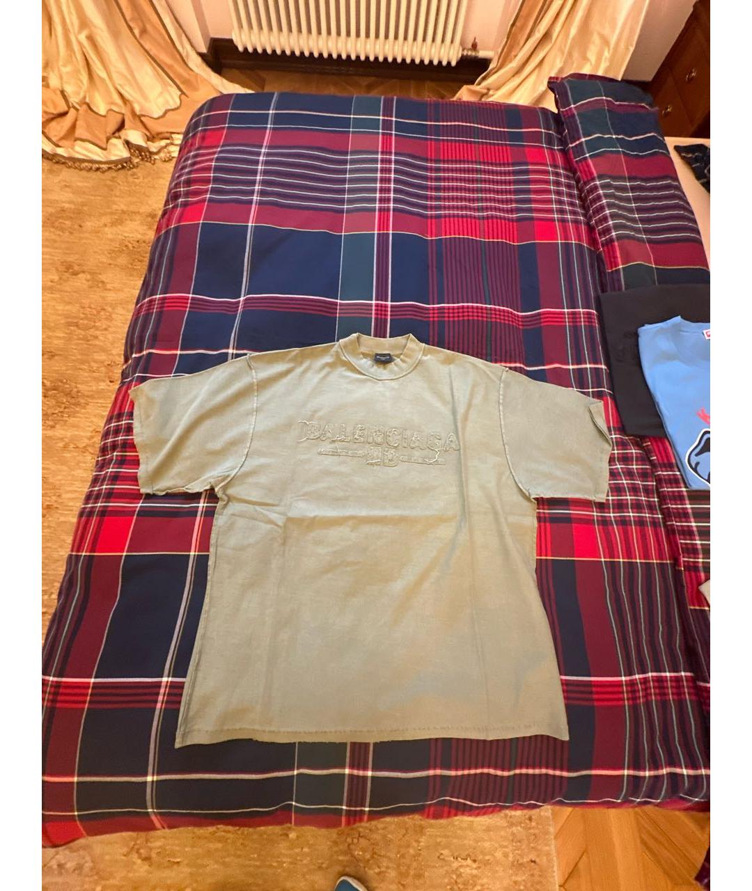 BALENCIAGA Хлопковая футболка, фото 9