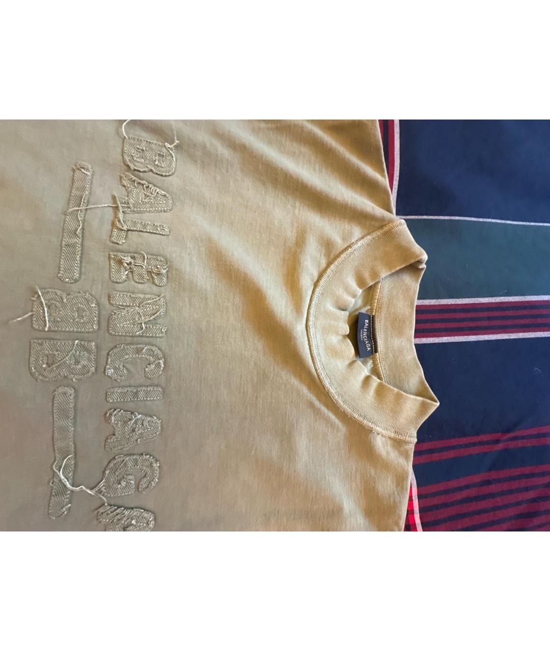 BALENCIAGA Хлопковая футболка, фото 8