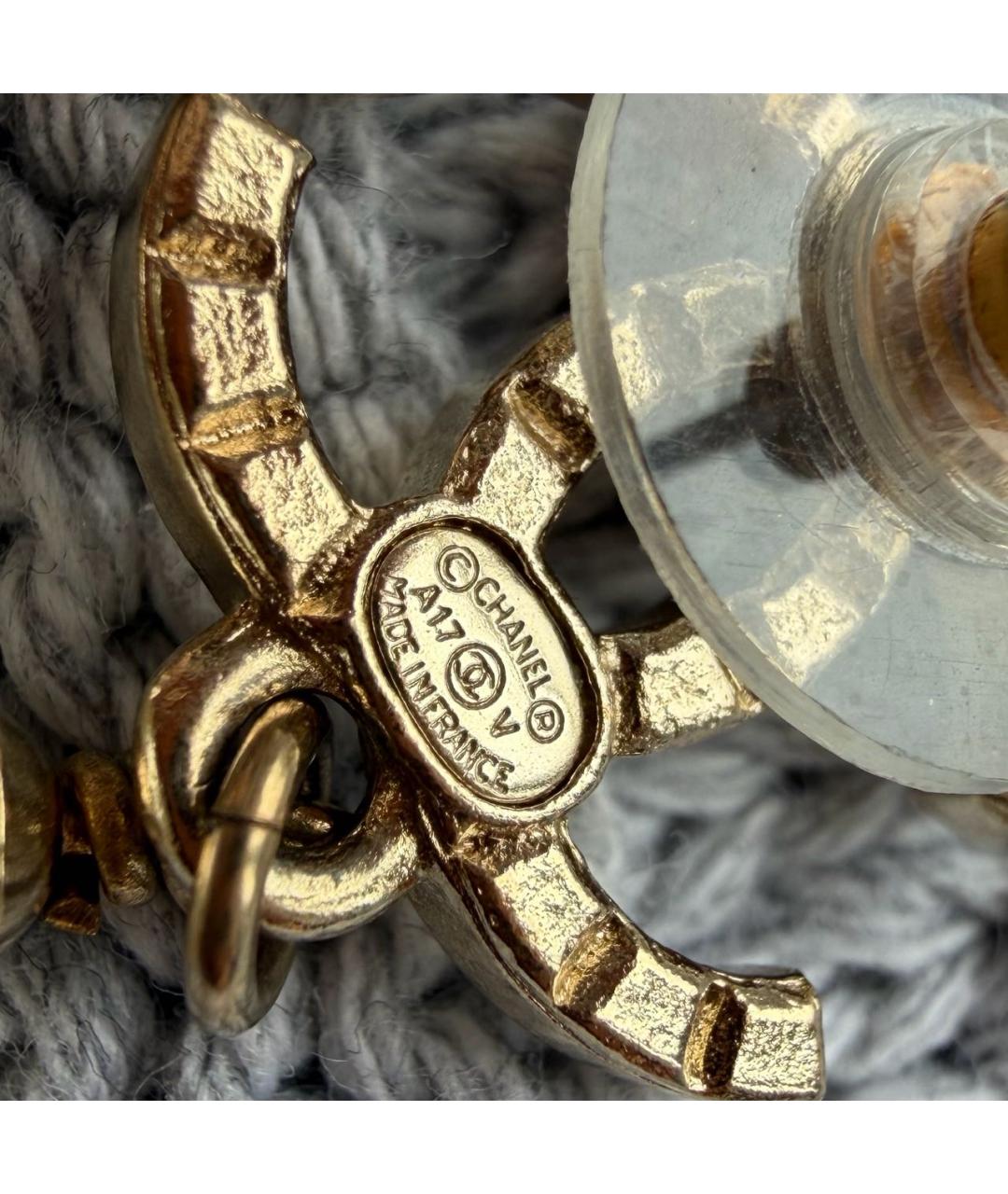 CHANEL Золотые жемчужные серьги, фото 8