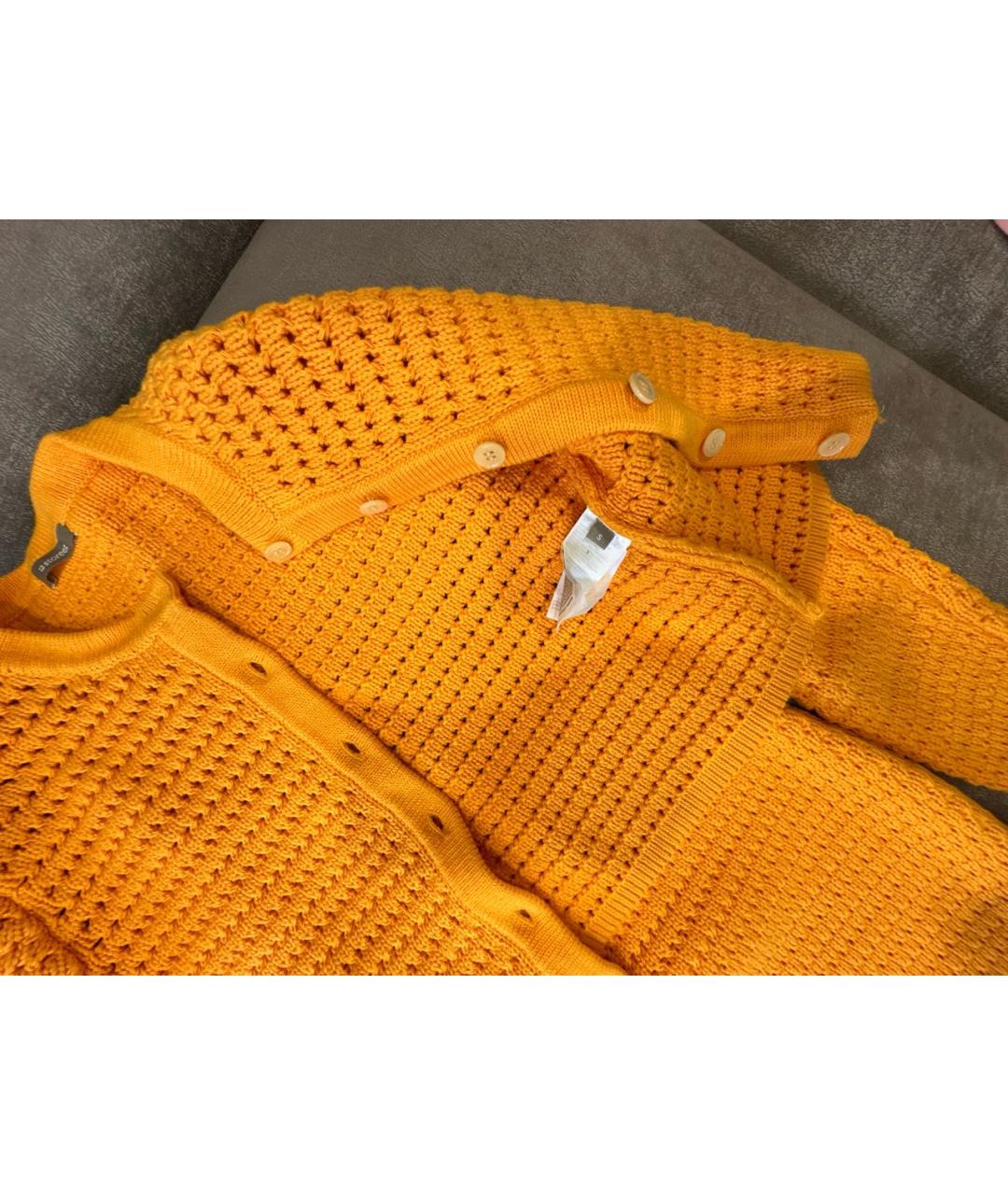12 STOREEZ Оранжевый хлопковый кардиган, фото 6