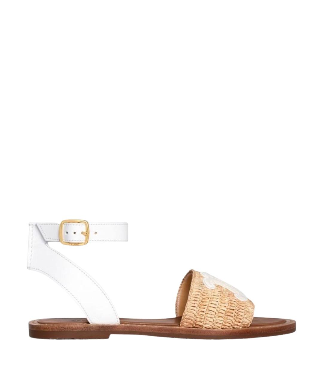 CELINE Бежевые сандалии, фото 1