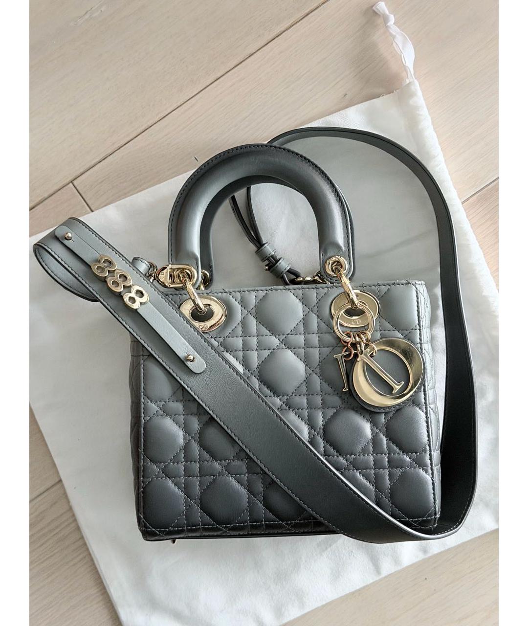 CHRISTIAN DIOR Мульти кожаная сумка с короткими ручками, фото 5