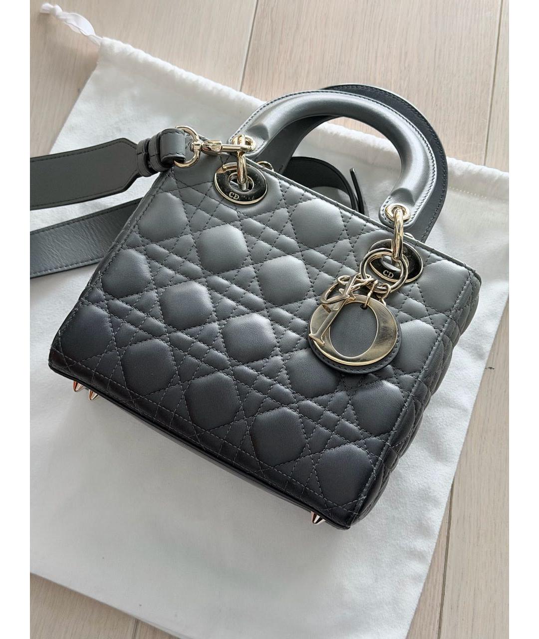 CHRISTIAN DIOR Мульти кожаная сумка с короткими ручками, фото 2