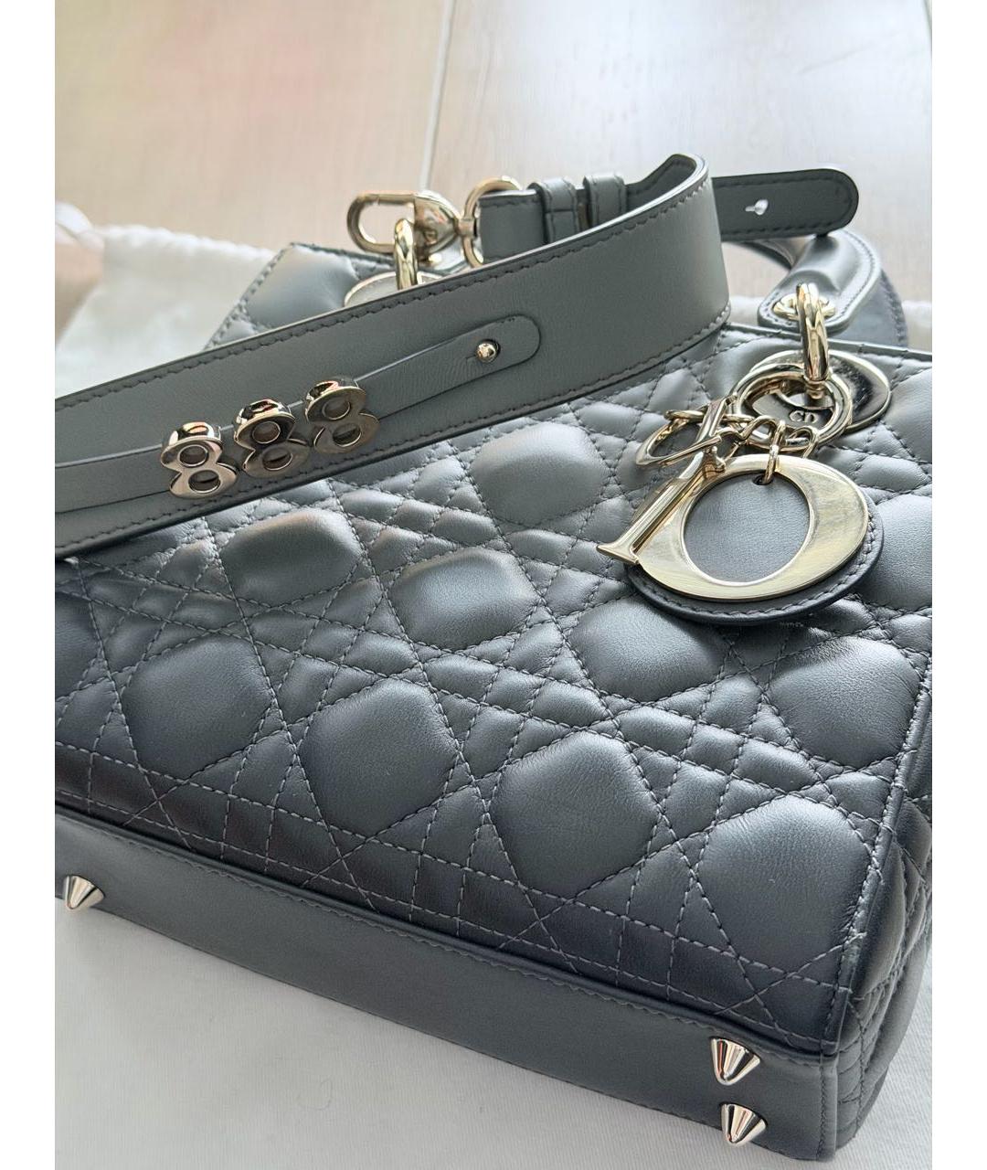 CHRISTIAN DIOR Мульти кожаная сумка с короткими ручками, фото 3