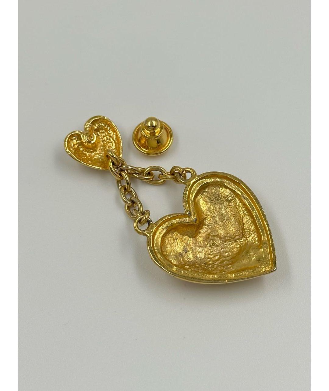 SONIA RYKIEL Золотая позолоченная булавка / брошь, фото 5