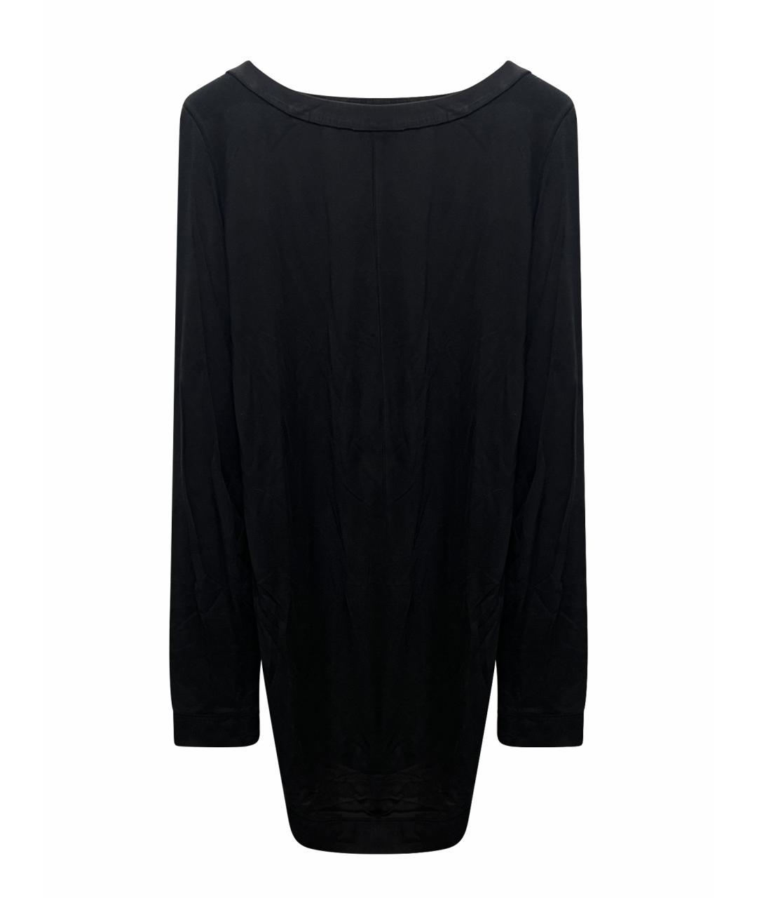 SPORTMAX Антрацитовое шелковое повседневное платье, фото 5