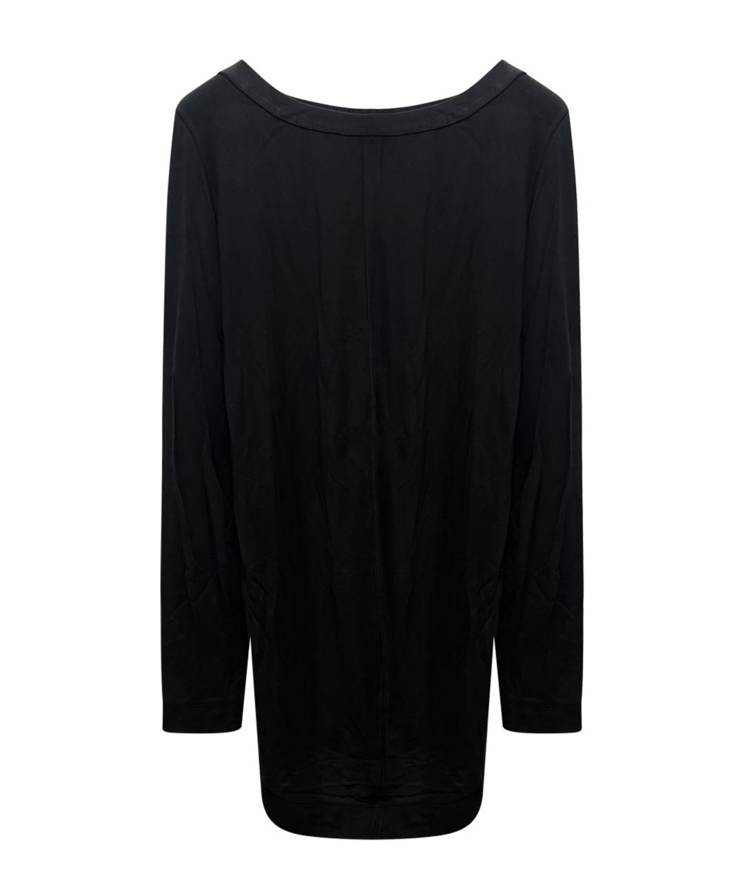 SPORTMAX Антрацитовое шелковое повседневное платье, фото 1