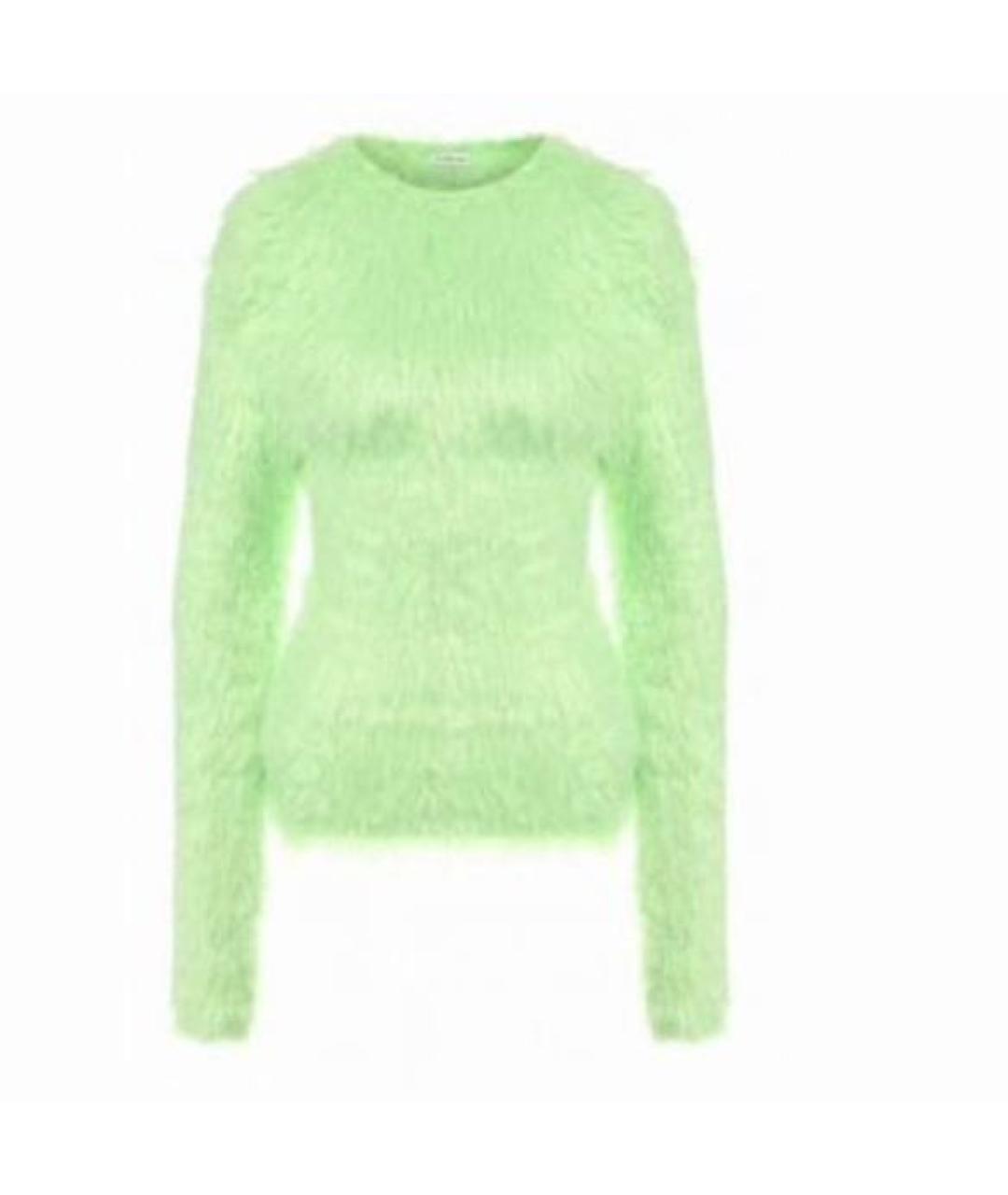 BALENCIAGA Салатовый полиамидовый джемпер / свитер, фото 6