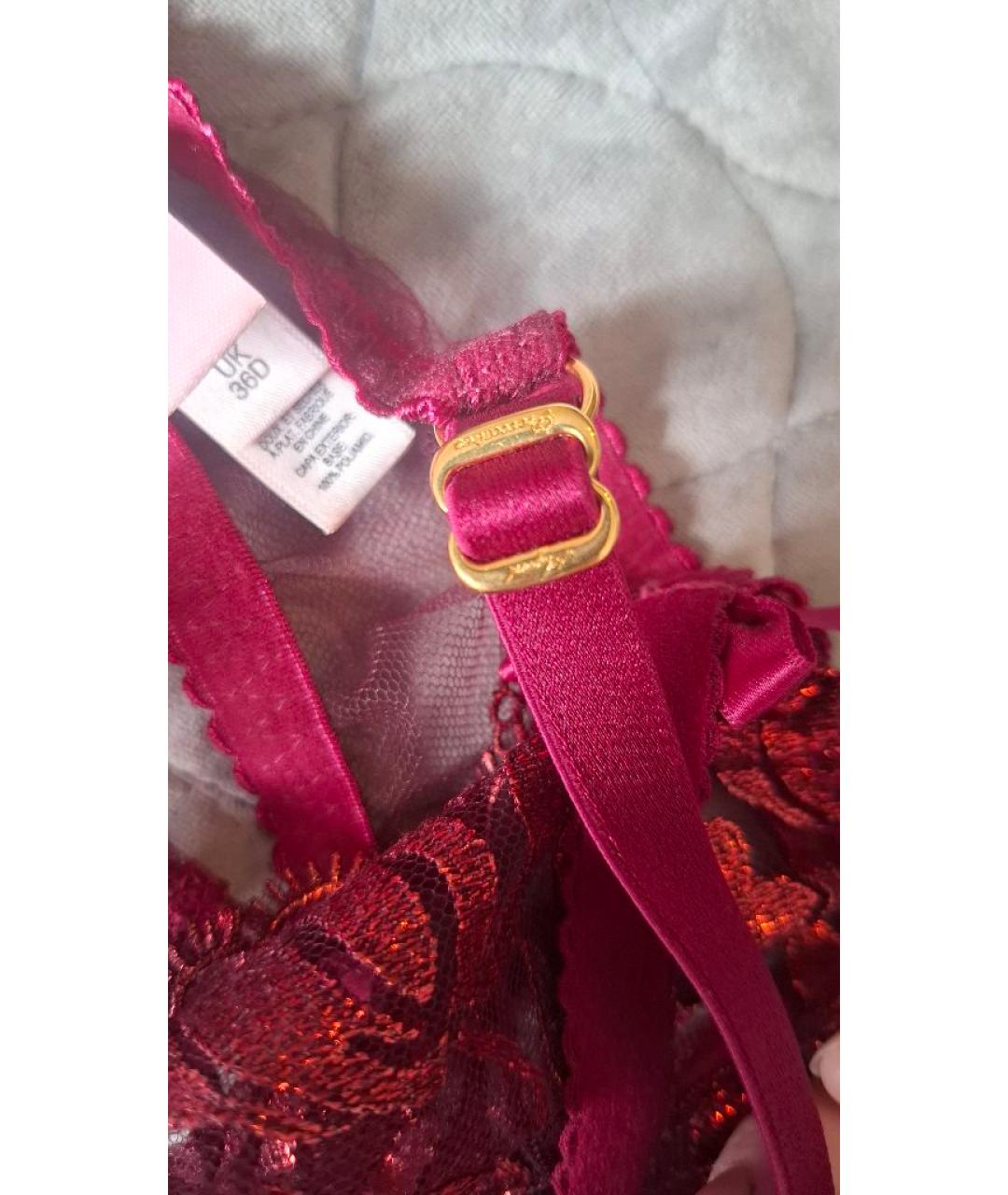 AGENT PROVOCATEUR Бордовый бюстгалтеры, фото 4