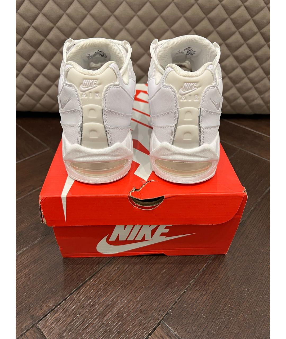 NIKE Белые кожаные низкие кроссовки / кеды, фото 3