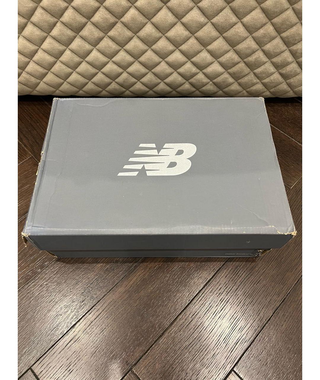 NEW BALANCE Бежевые нубуковые низкие кроссовки / кеды, фото 7