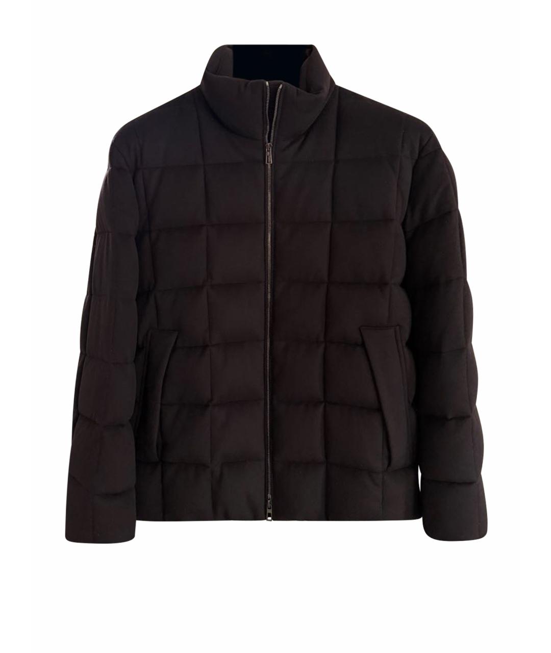 LORO PIANA Коричневый кашемировый пуховик, фото 1