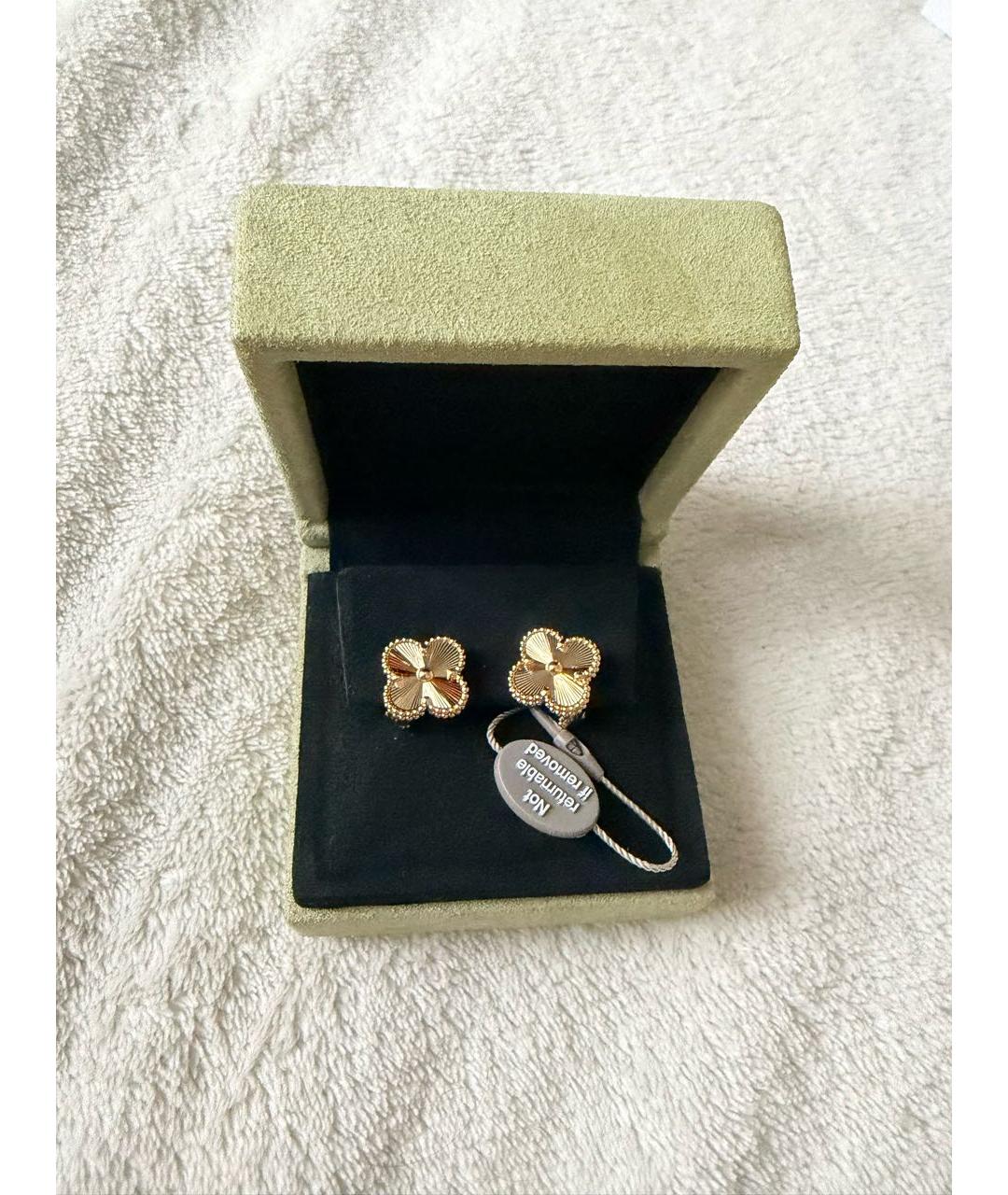 VAN CLEEF & ARPELS Золотые серьги из желтого золота, фото 3