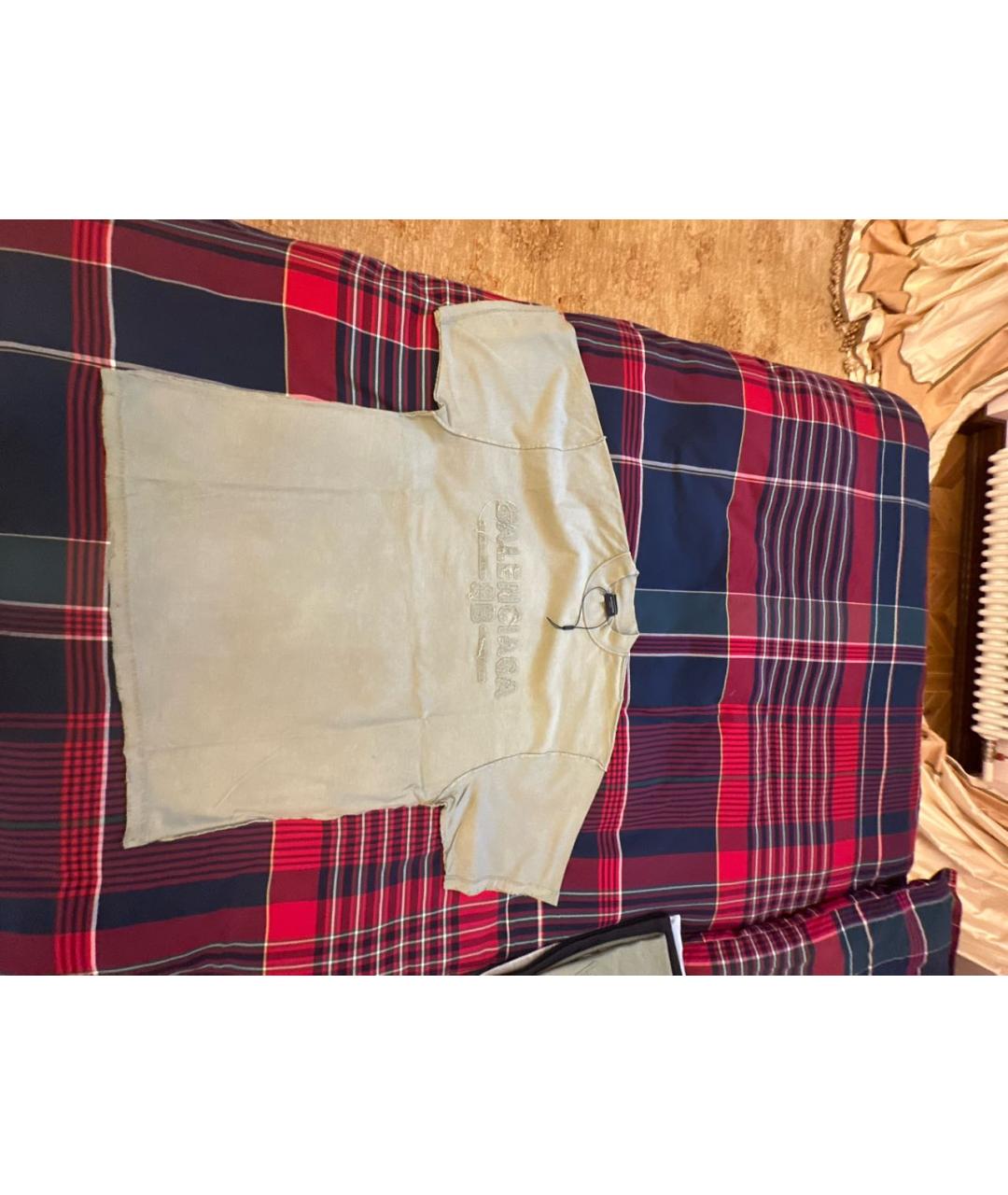 BALENCIAGA Хлопковая футболка, фото 6