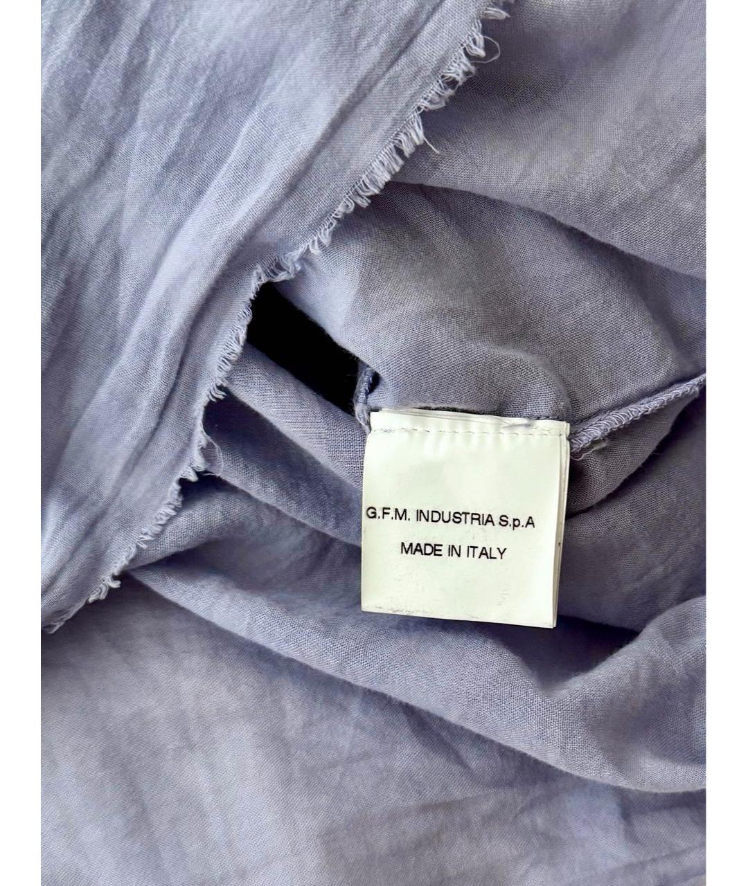 VIVIENNE WESTWOOD Голубая хлопковая блузы, фото 6