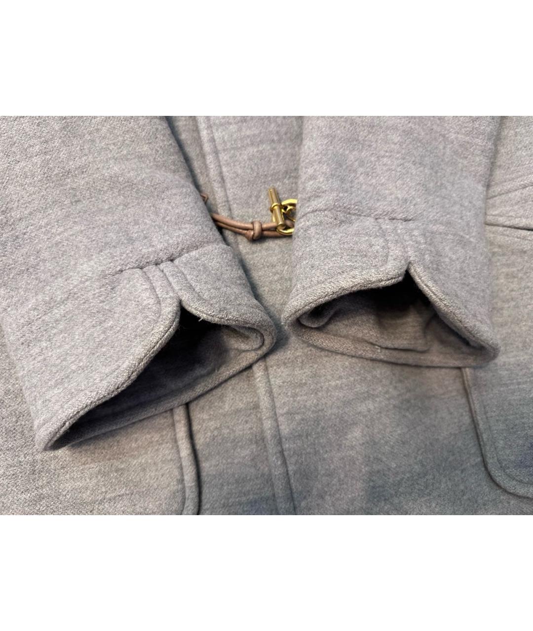 HERMES Серое шерстяное пальто, фото 6