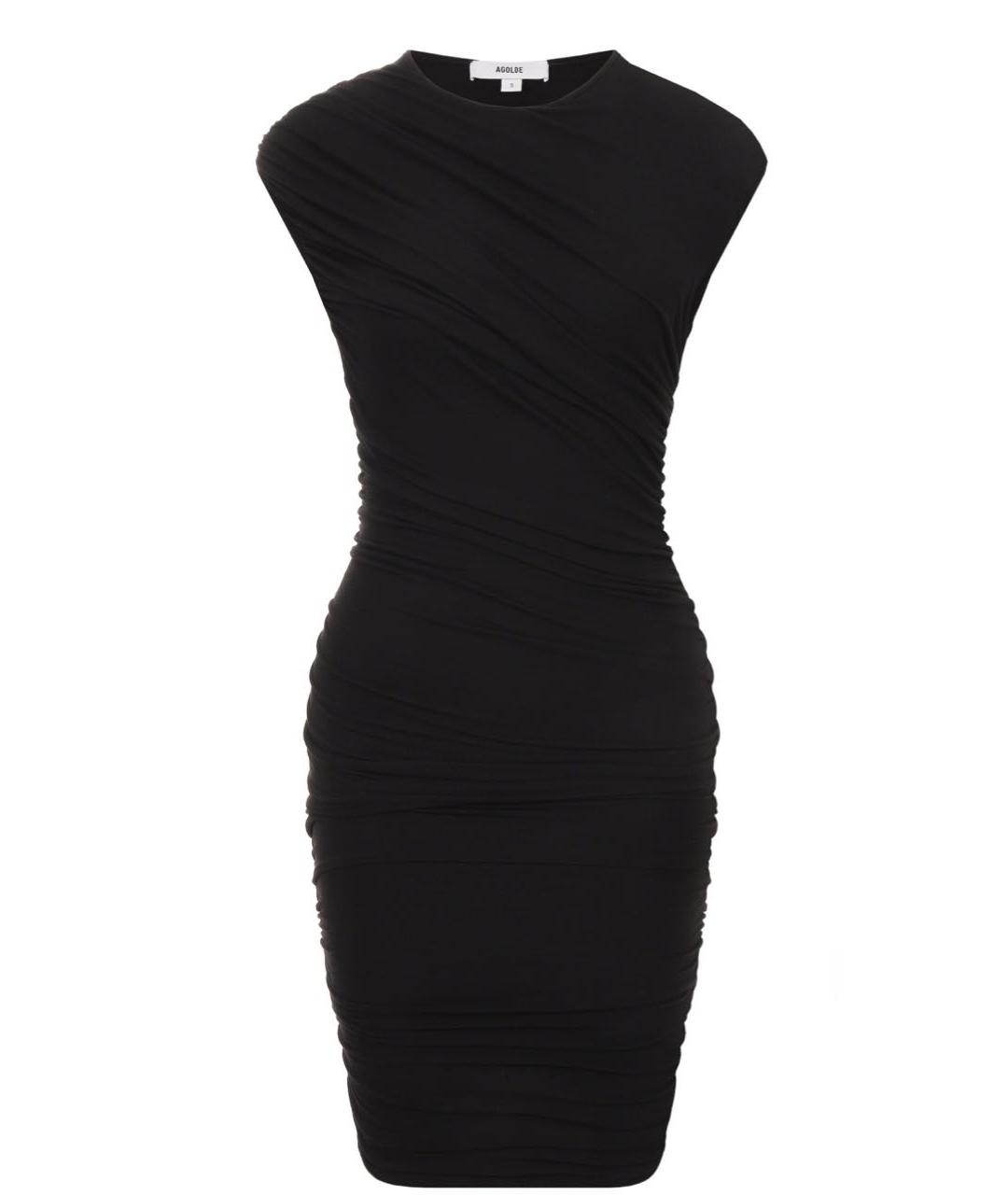 AGOLDE Черное коктейльное платье, фото 1