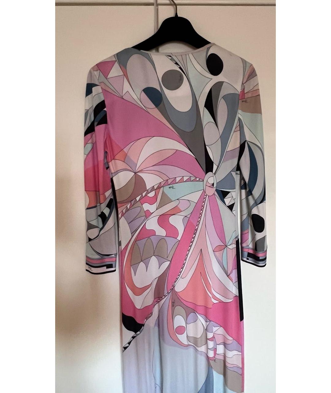 EMILIO PUCCI Мульти вискозное вечернее платье, фото 2