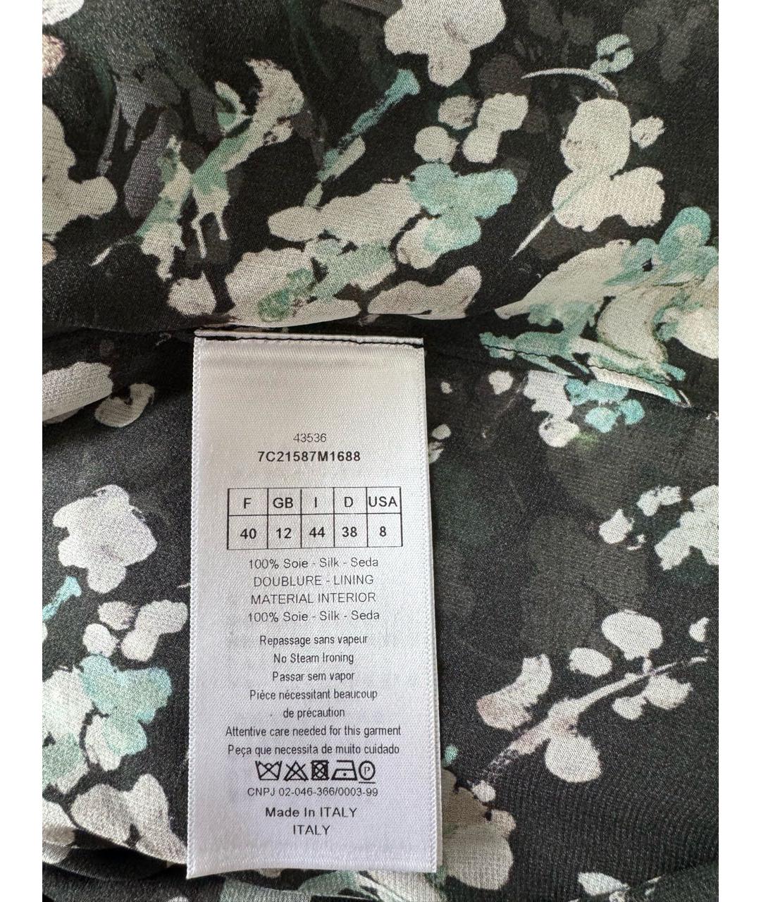 CHRISTIAN DIOR Мульти шелковая блузы, фото 4