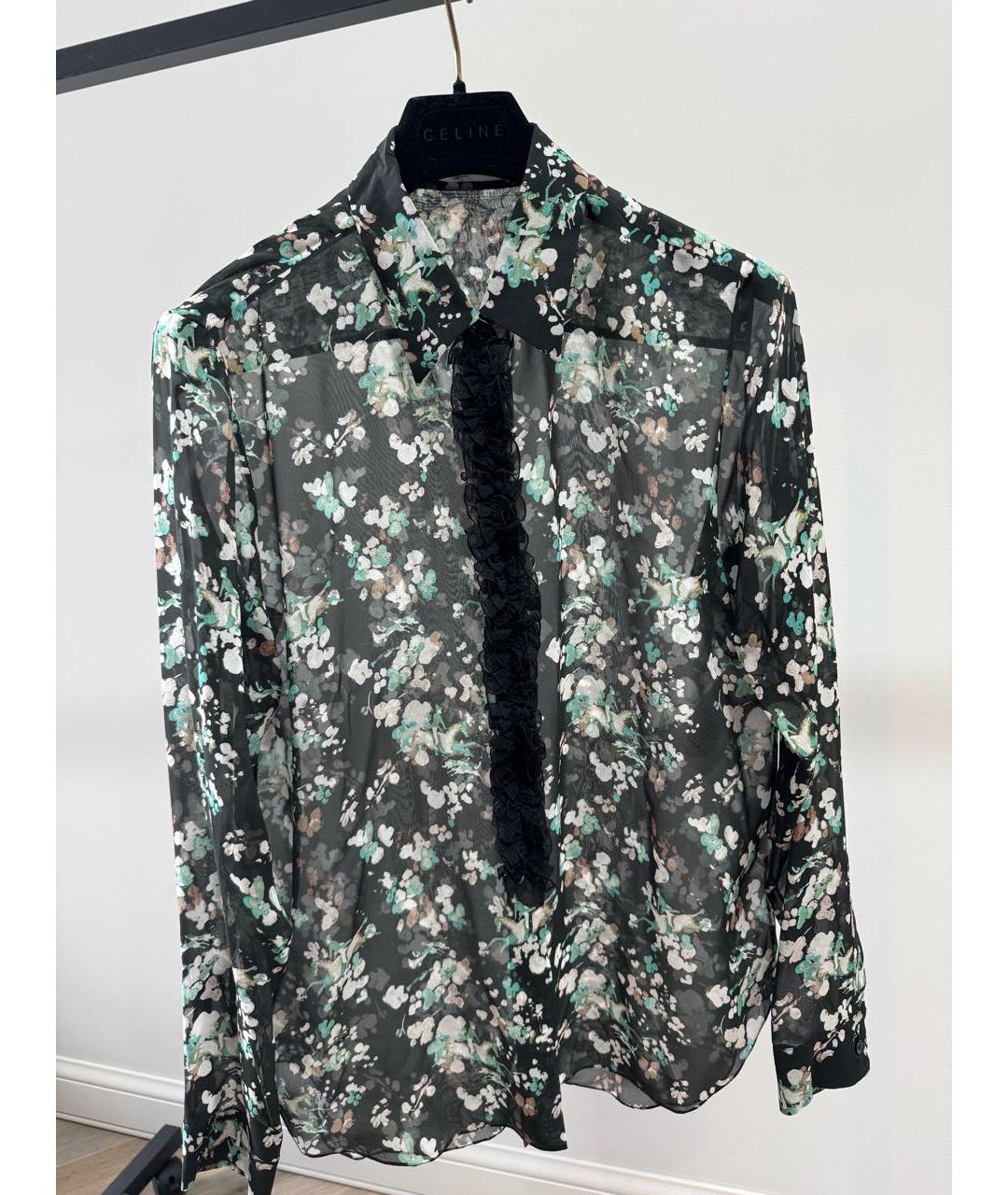 CHRISTIAN DIOR Мульти шелковая блузы, фото 8