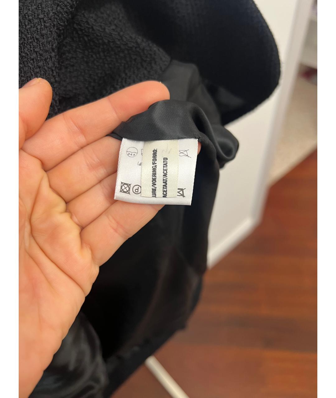 ESCADA Черный ацетатный жакет/пиджак, фото 5