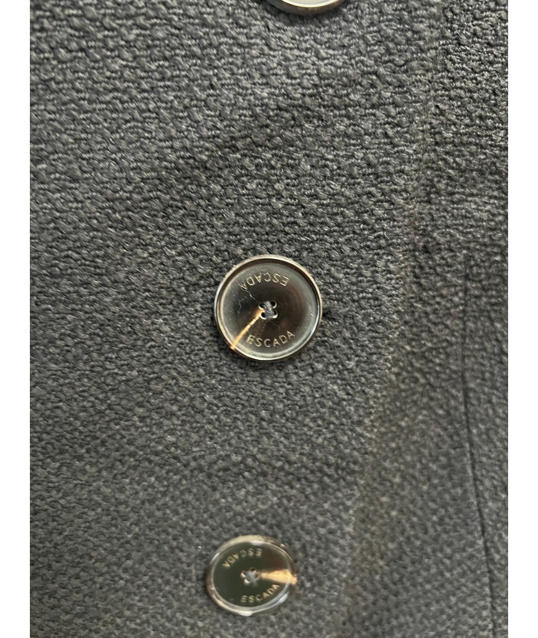 ESCADA Черный ацетатный жакет/пиджак, фото 4