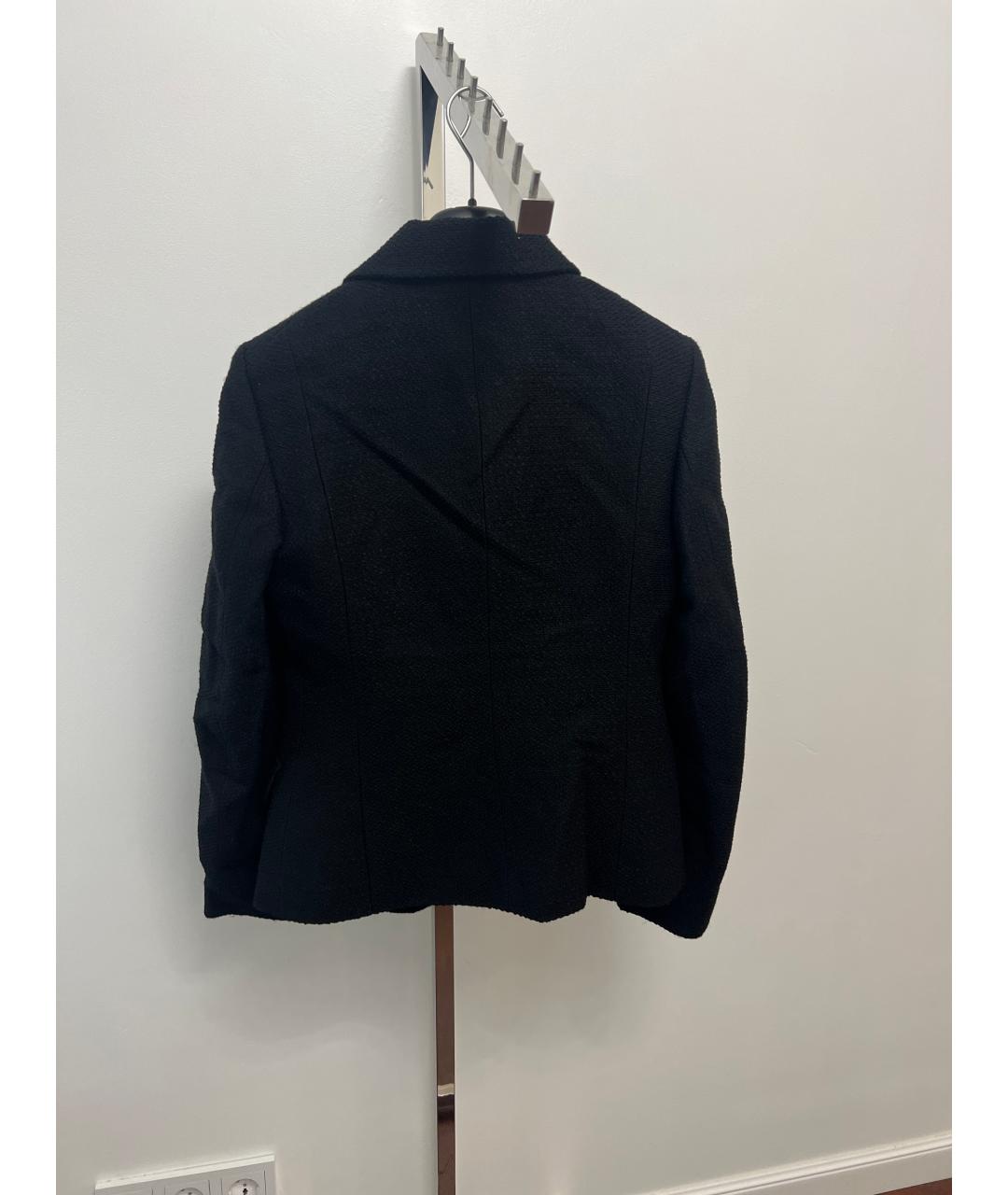 ESCADA Черный ацетатный жакет/пиджак, фото 2